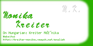 monika kreiter business card